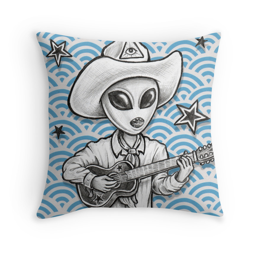 'Space Cowboy' cushion